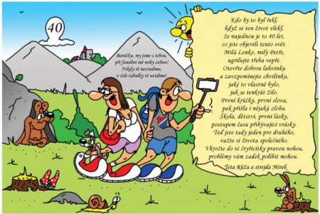 přání ke 40. narozeninám