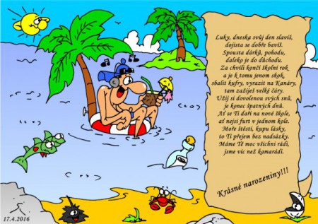 přání k narozeninám - moře