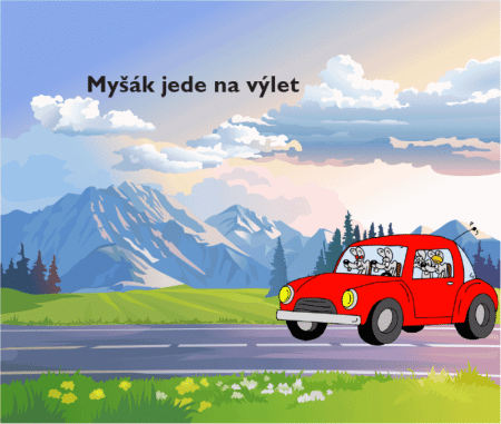 Myšák jede na výlet